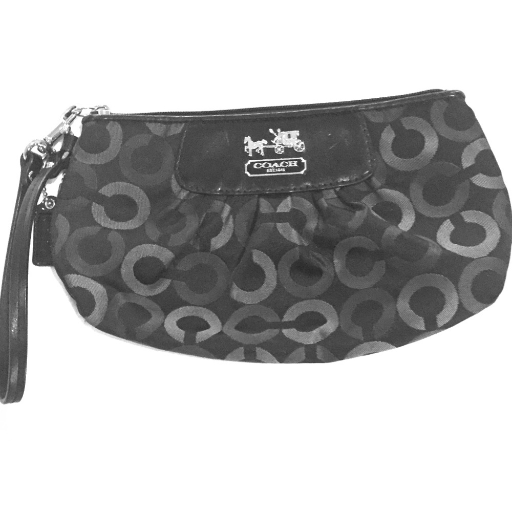 Authentic Coach Signature Wristlet